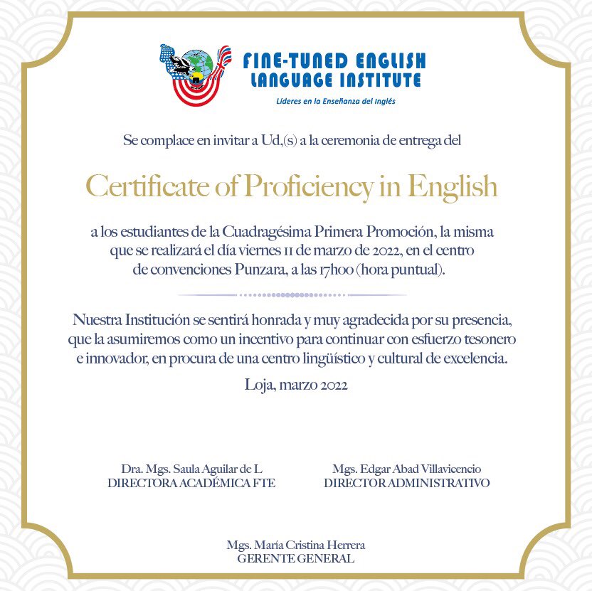 venalfine's tweet photo. #Loja Iniciamos la ceremonia de certificación de nuestra promoción número 41. https://t.co/6zL0IYClkz