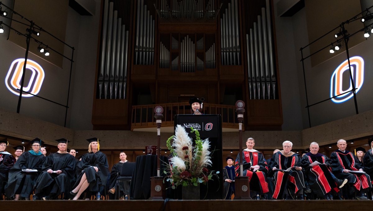 UNOmaha's tweet image. This year's Investiture is one for the books! 🤘

We are very thankful for @UNO_Chancellor and all she does for this university!

Did you attend Investiture? 👇
