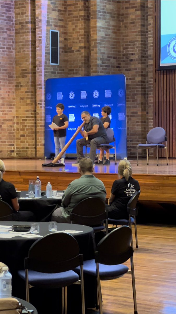 #MedRadForum has begun! 🤩☢️
Our wonderful Welcome to Country with Eva &amp; Uncle Stan 👏🏻
#ASMIRTorg
#letsgoGC_RTRO !!
@ASMIRTorg 
<a href="/Uni_Newcastle/">University of Newcastle</a> 
<a href="/DrYolandaSurjan/">A/Professor Yolanda Surjan</a>
