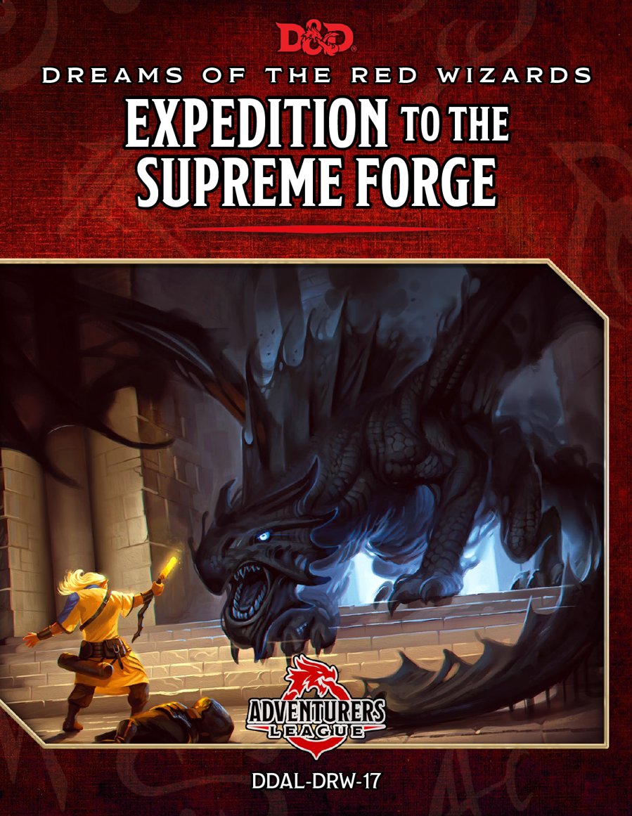 DnD_AdvLeague's tweet photo. ๐
DDAL-DRW-17 Expedition to the Supreme Forge
4โฃPart 4 of The Cold Dark series of adventures.
A Dreams of the Red Wizards: Terminal Ambitions Adventure.
โก๏ธA 4 hour adventure for 11th through 16th level characters!
https://t.co/SBZIPCV2u3 https://t.co/VWSaJGbEGt
