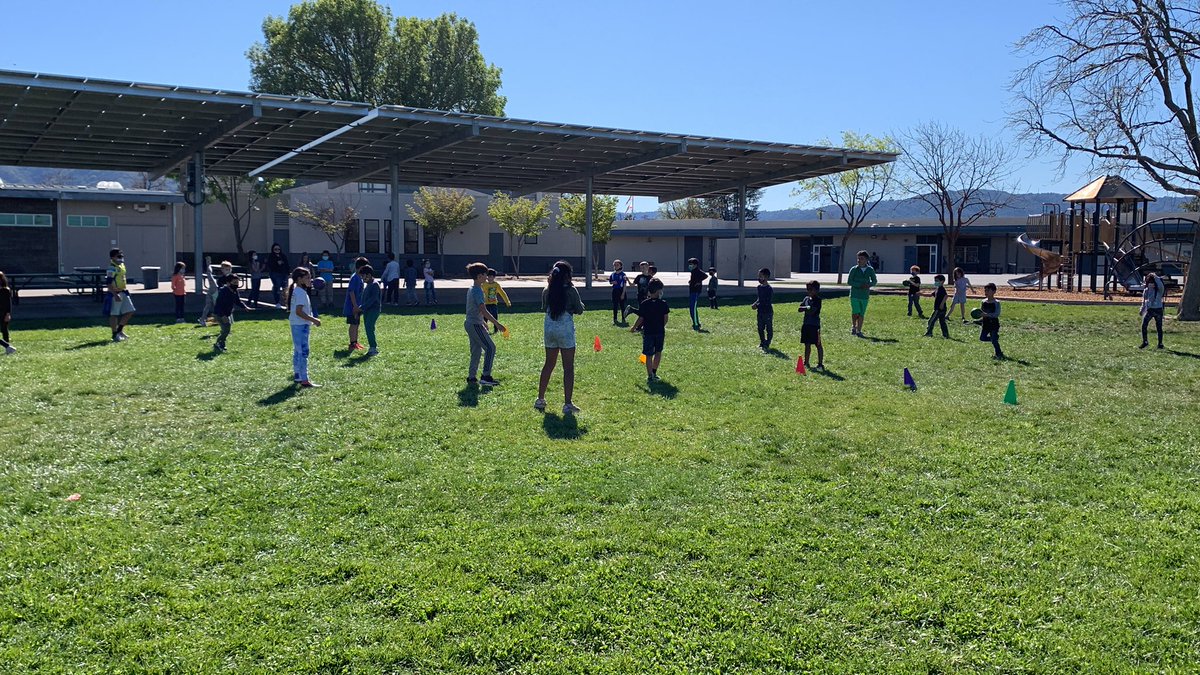 I Still love a good game of dodgeball! And so do all the grades TK to 5th grade! 40 plus kids playing dodgeball. I’m so proud of how the big kids help the littles learn to play and throw. #usdlearns #careusd #osterpride