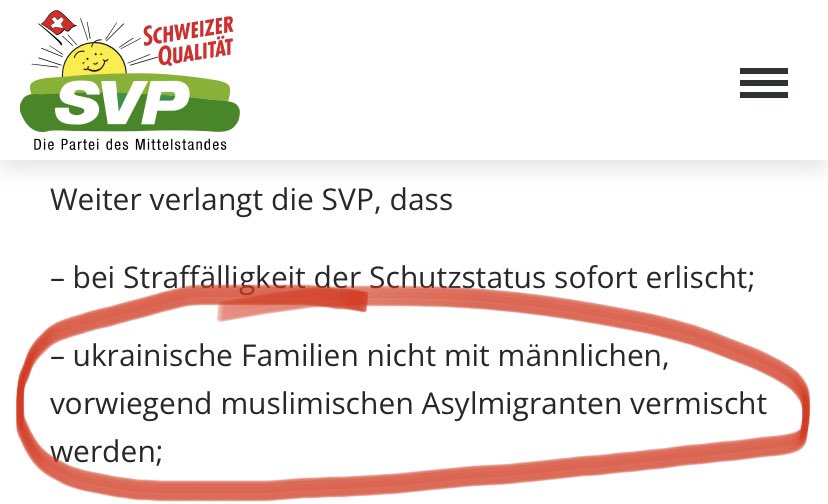 jardinduvin's tweet photo. Wenn ich erbrechen will, schaue ich mir einfach die aktuelle Medienmitteillung der stärksten Partei der Schweiz an. https://t.co/rBFqPPRUUG
