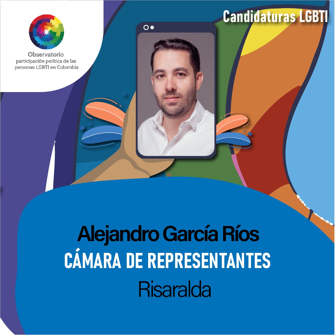 Caribe Afirmativo ????️‍????????️‍⚧️ on Twitter: "¡Él es Alejandro García Ríos!  Se reconoce como un hombre gay. Fue coordinador de Pereira Cómo Vamos, a su  vez, ha sido profesor universitario, líder social, director