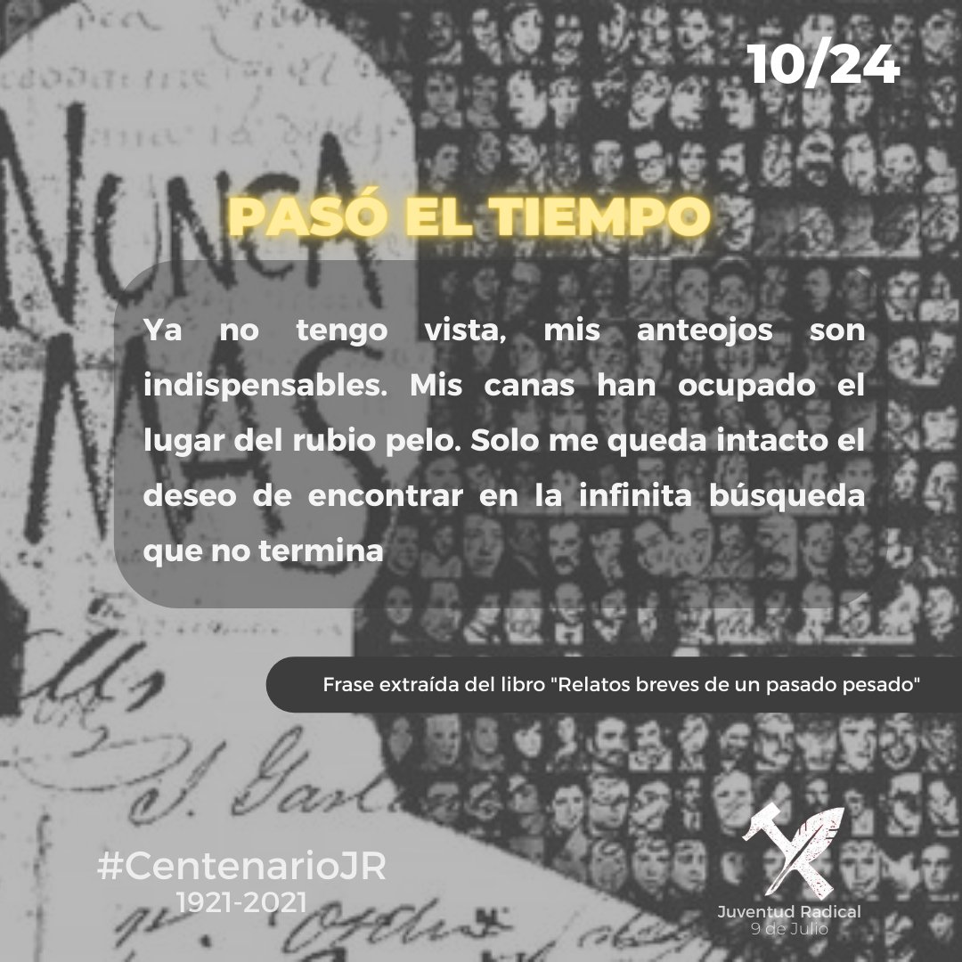 Reflexión de un pasado desgarrador 💡

Frases extraídas del libro "Relatos Breves de un pasado pesado" - Buenos Aires Educación. 

#24M #NuncaMás