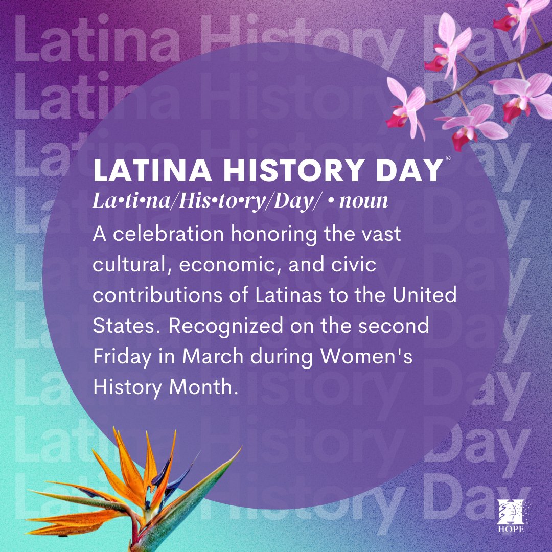 On #LatinaHistoryDay, we celebrate all the Latinas, past and present, who continue to be forces of change as they pave the way for younger generations. We must ensure Latinas are always represented and heard. Wish I was hanging out with @HOPELatinas friends today!