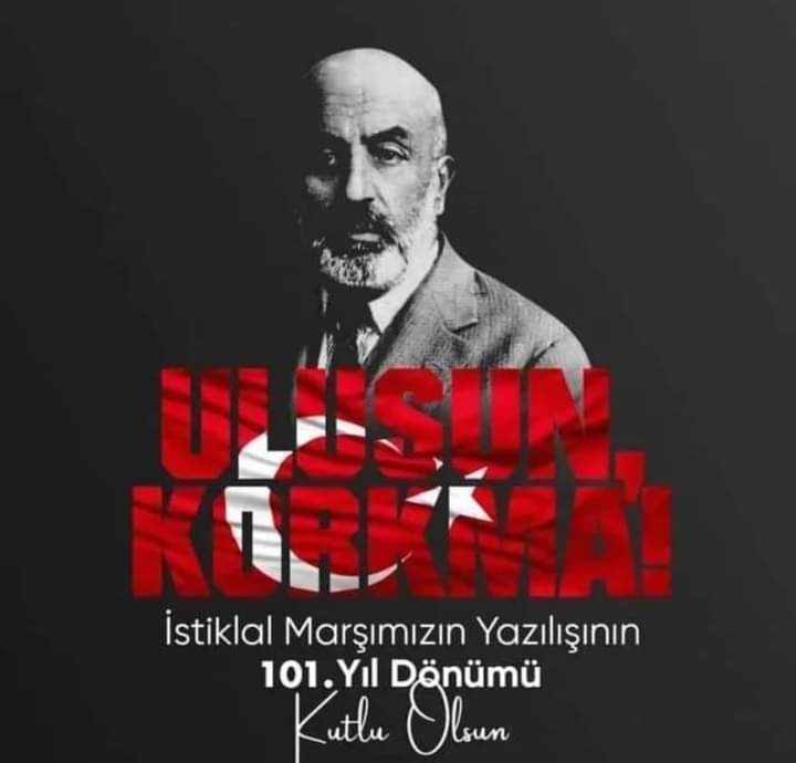 İstiklal Şairimiz #MehmetAkifErsoy  ve Milli Mücadelemizin tüm kahramanlarını rahmetle ve minnetle yâd ediyoruz.

#MehmetAkifErsoy