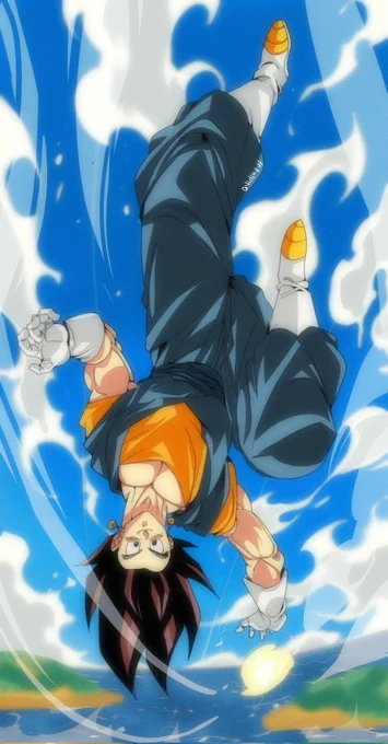『ベジット』
#dragonball #ドラゴンボール #イラスト 