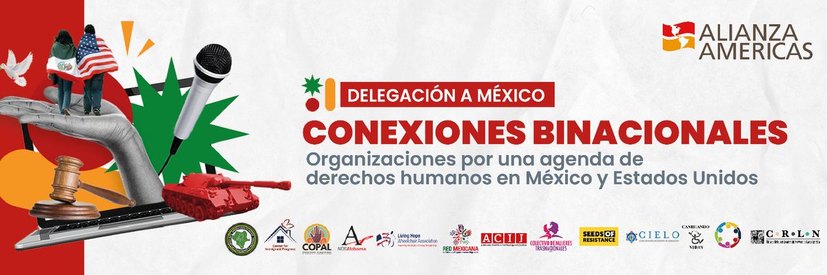 CRLN_LA's tweet photo. CRLN’s director Claudia Lucero is in México City participating on a delegation of Women Migrant Leaders with @ALIANZAAMERICAS. They have been meeting with #HumanRights defenders and organizations to discuss the challenges of migration. 
https://t.co/1nqe82OcF1 https://t.co/ZSJbccwF2X