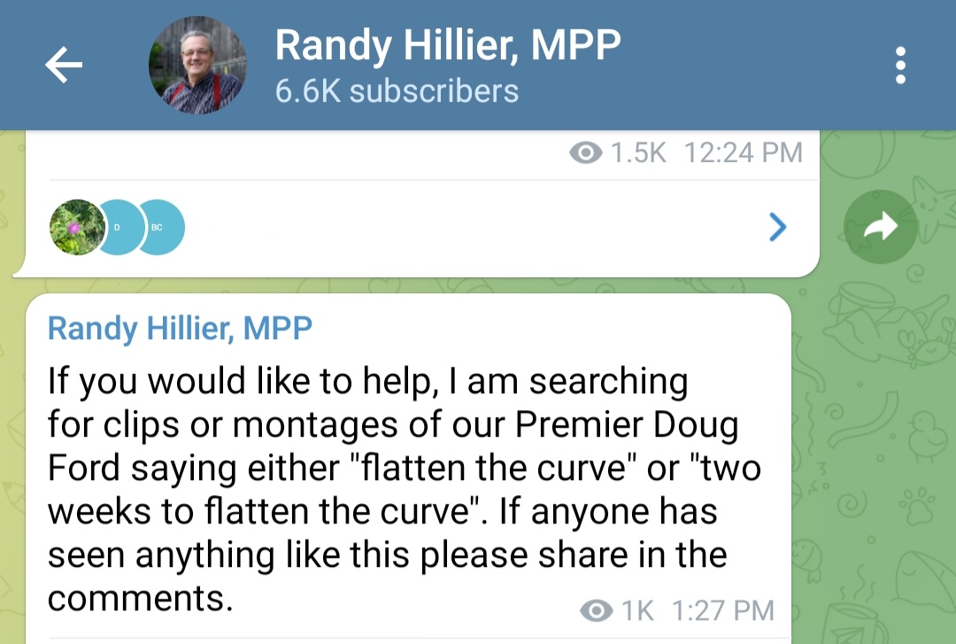 TDubOntario's tweet photo. Why, Randy Hillier? So one of your lemmings can make a parody video about it?
All of us know Ford is a goof & wrong on more occasions than not.
Thing is, NEW DATA AFFECTS SCIENCE. I know you don't understand that, but I'm sure it could be explained to you.
#ByeRandy https://t.co/3kOjoqwEZ3