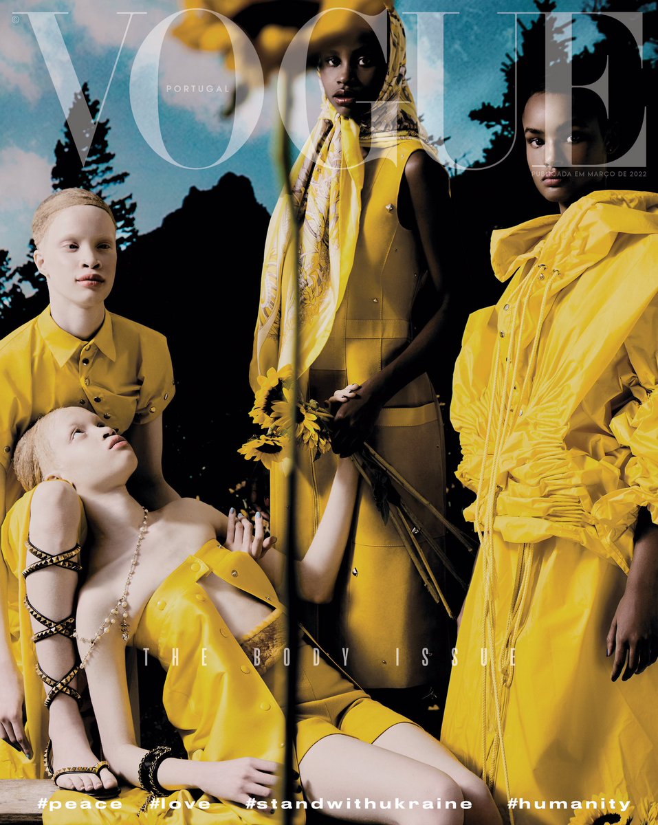 pakosaladote's tweet photo. Para terminar con las portadas del #TheBodyIssue de Vogue Portugal, les dejo la que hicieron en solidaridad con Ucrania.

Soy muy feliz con Xtina en la portada, pero la anterior que publiqué y esta son la razón por la que me gusta tanto esta edición. 

#StandWithUkriane https://t.co/E3fyu8sYNI