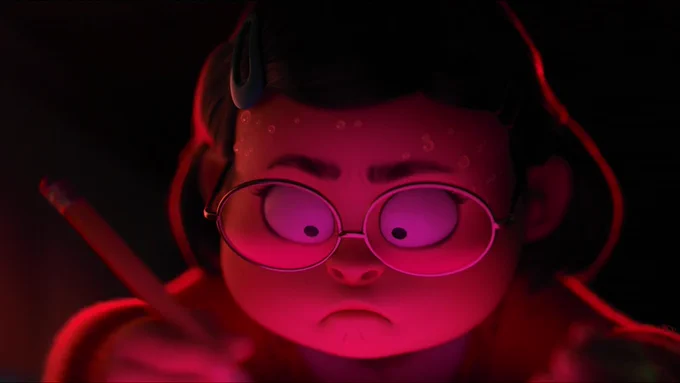 I love drawing faces first so the expressions in Turning Red are like one of my favorite things about the film. 