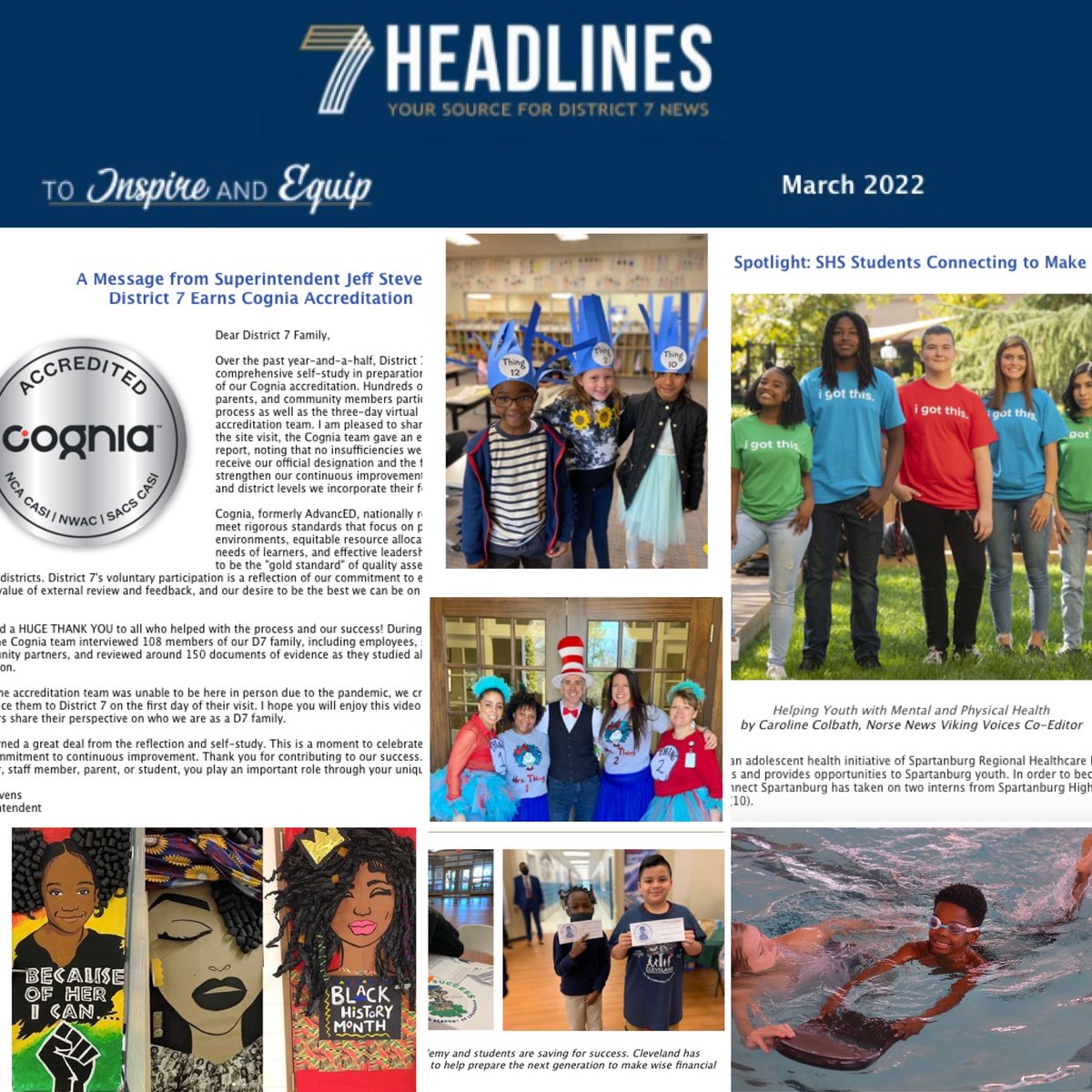 SpartanburgD7's tweet photo. District 7 is Marching Forth with Conviction – read all about in our latest edition of 7Headlines https://t.co/vzpIANpQj8
#ONED7 #ToInspireAndEquip https://t.co/wXOjSUehxO