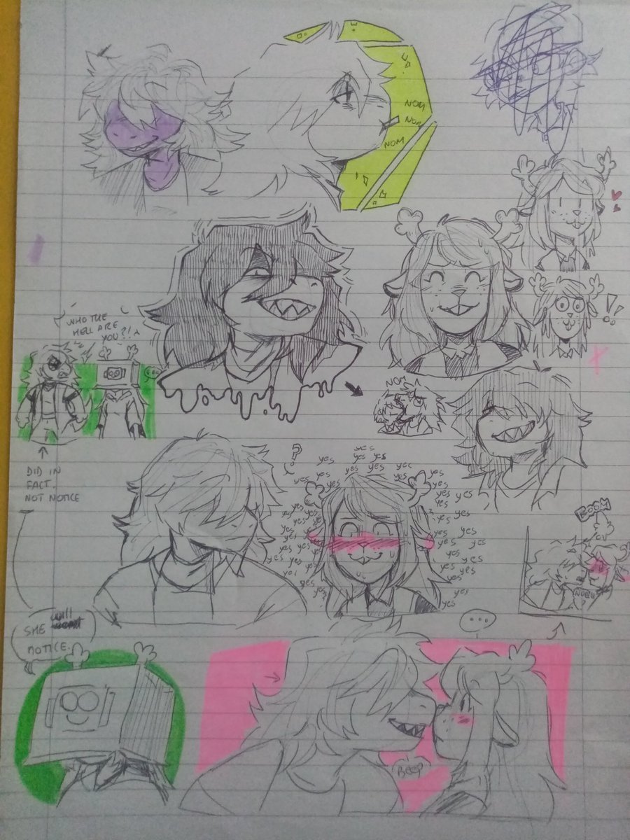 YarMo0n's tweet photo. School hours spent well 😌✨

AnYway, any deltarune fans here? 😳

#DELTARUNE #deltarunefanart https://t.co/9JhBAIUePu