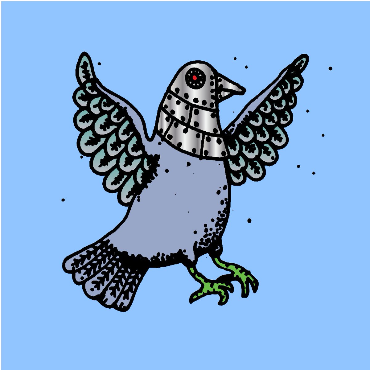 kcdtech's tweet photo. I have decided to leave the FEED CLAN and become a member of the HOOD SQUAD. Check out my Pigeon @stapleverse #hoodsquadcheck https://t.co/0UqrH7Gr1B