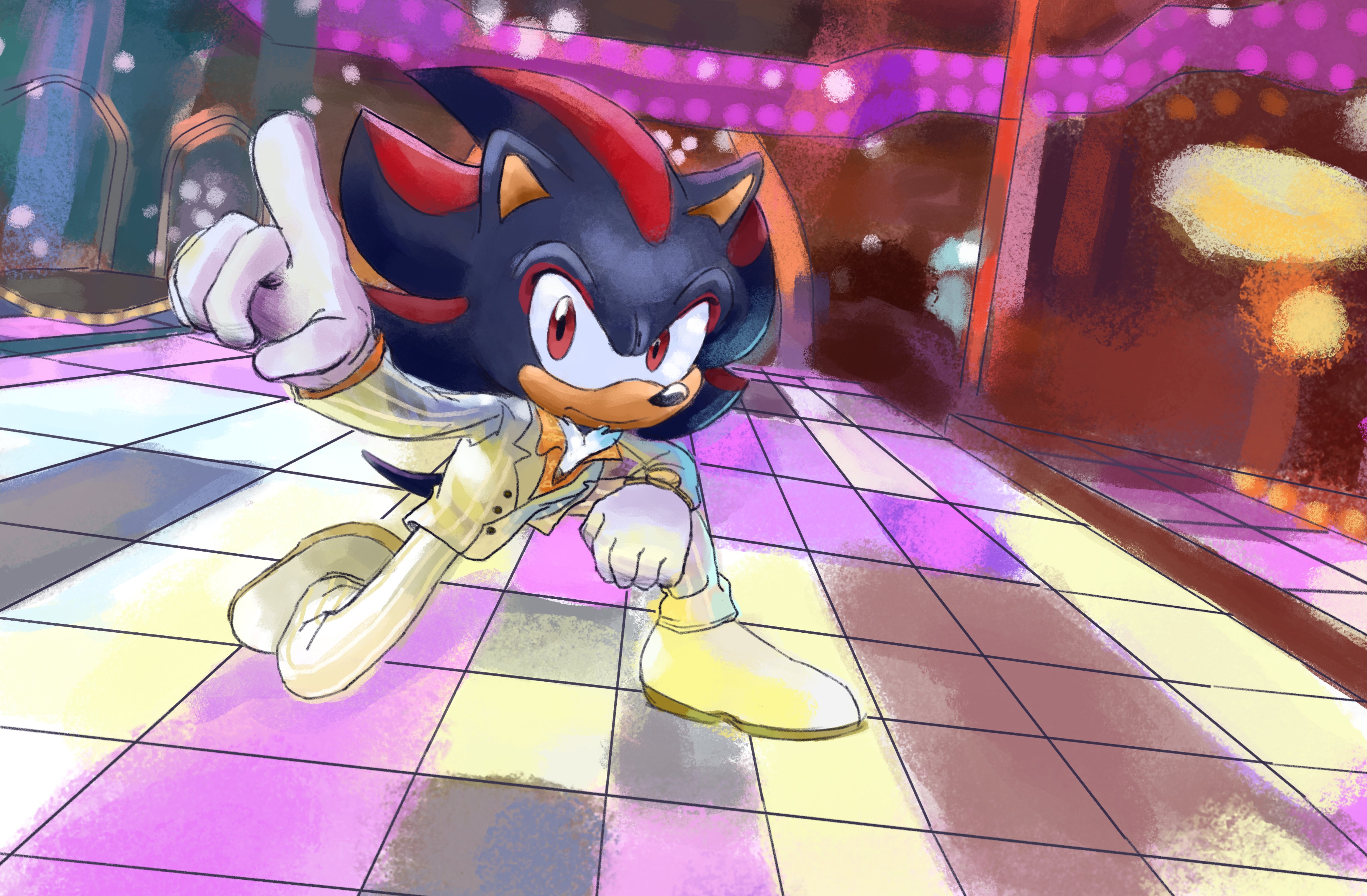 Sonic x Shadow Lunadragon - Illustrations ART street