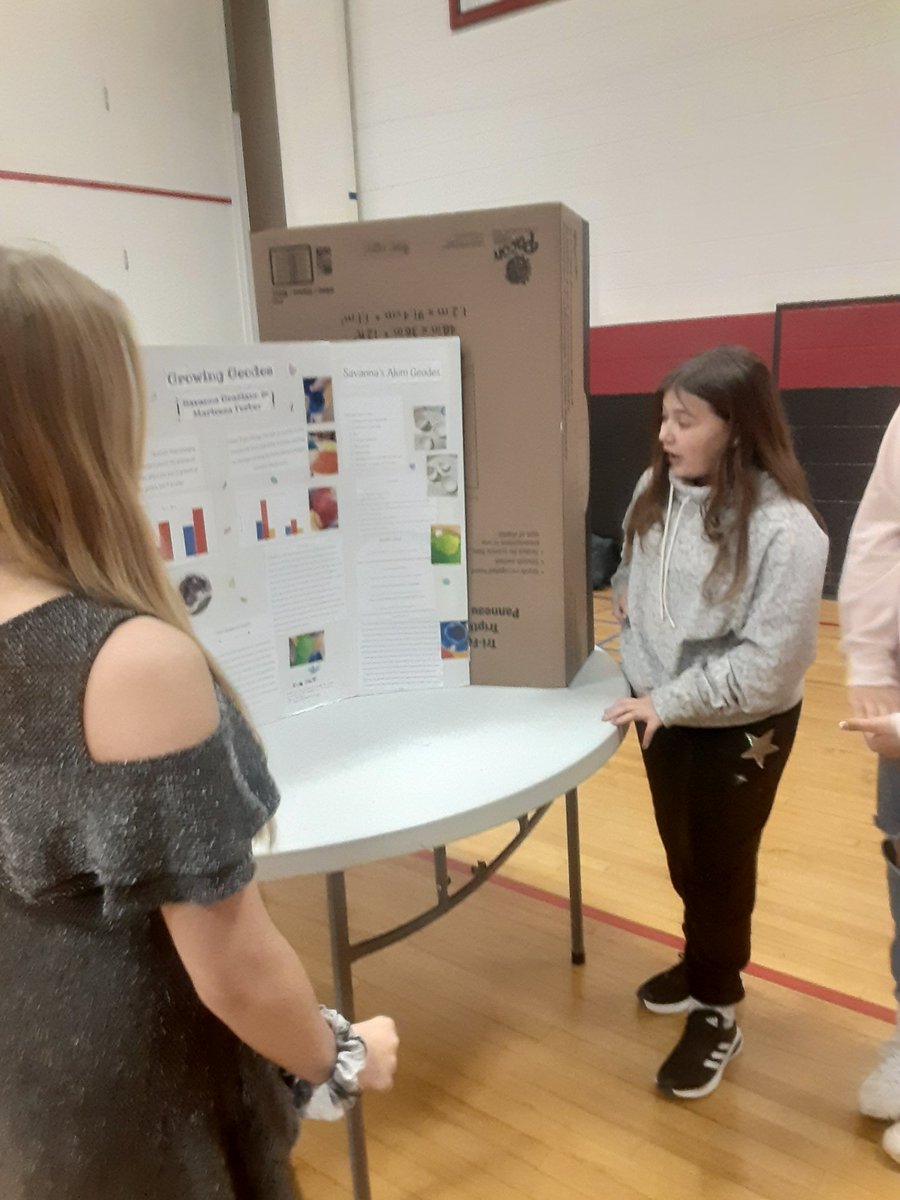 schaibs3's tweet photo. I am very proud of the hard work all the 6th graders put in on their science fair projects. You could see they were excited to show off their experiments! Great work kiddos! #werppms #sciencefair @PPMS_SDE https://t.co/voRZ2lIigw