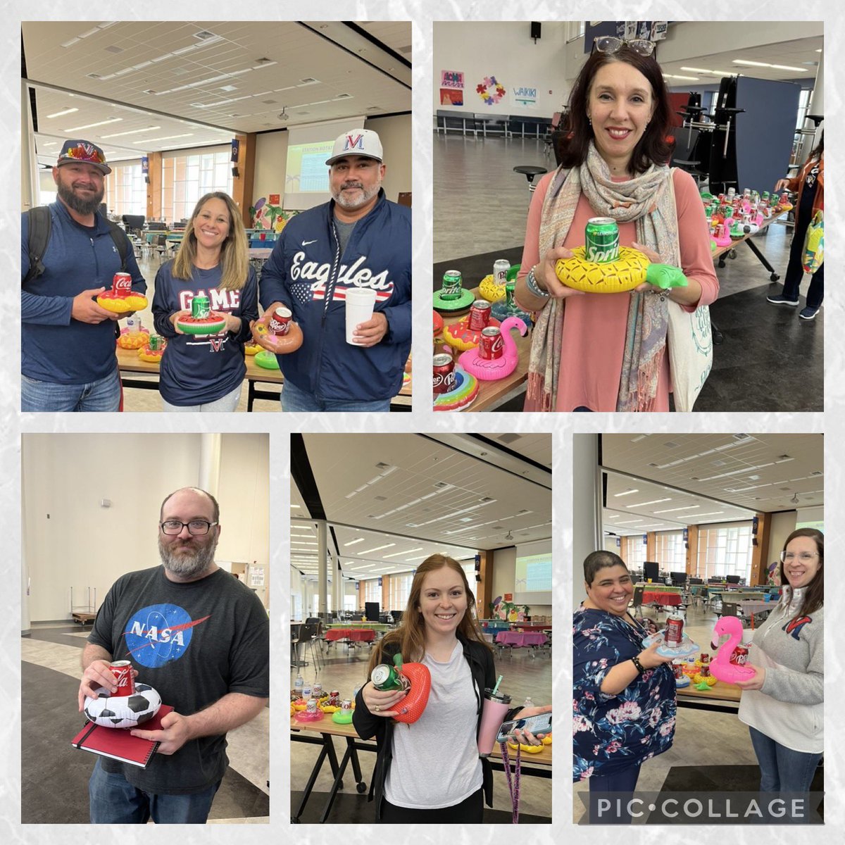 VMHSEagles's tweet image. A little after lunch pick me up so our teachers can finish strong! #PoolFloaties #EagleStrong
