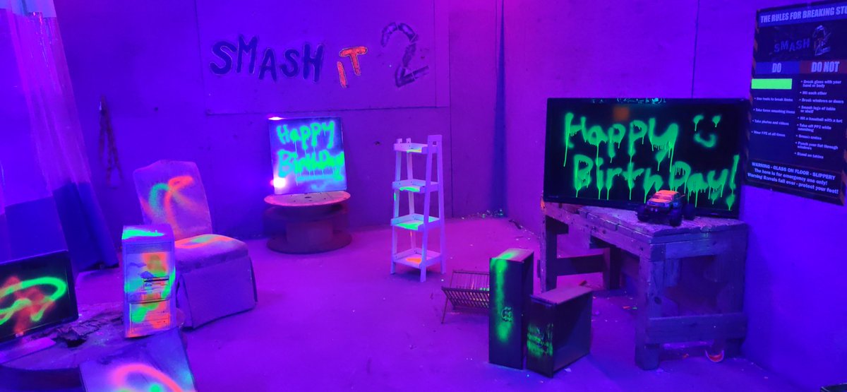 SmashIt21's tweet photo. Book your room now and come see the new location #smashit2 #ismashit #breakshit #smashroom #rageroom https://t.co/jCDKPmaun7