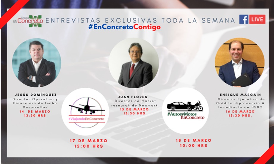 imciss's tweet photo. 📰#infórmate | Todos los días entrevistas exclusivas con expertos de la industria, @marielzuniga_ y @hugoloyao en 
#EnConcretoContigo.

FbLive: https://t.co/S3JzDnw9PA https://t.co/cnz3J2boqT