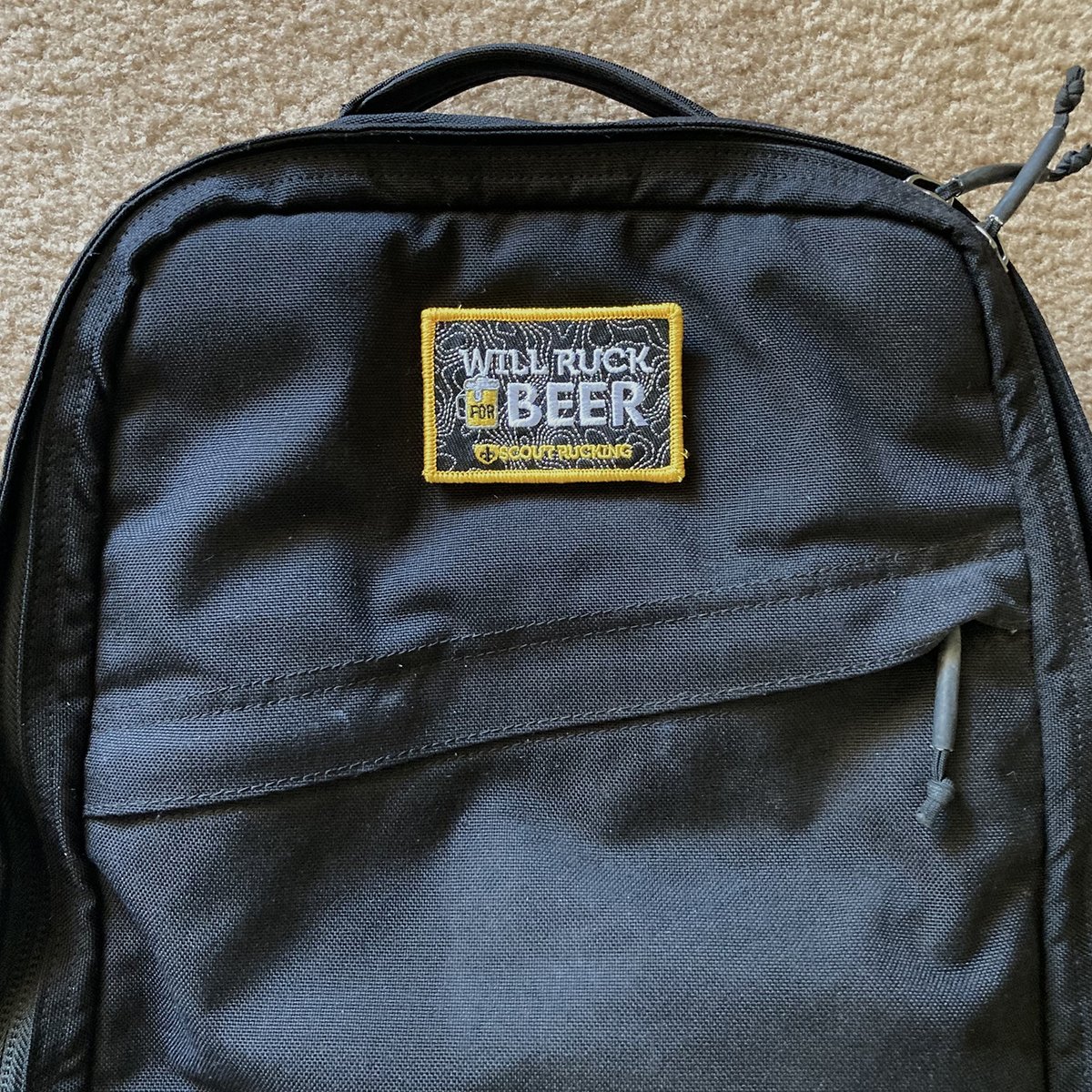 ScoutRucking's tweet photo. The Scout Rucking “#WillRuckForBeer” challenge is a fun one to complete with friends! Ruck at least a 5K (3.11 miles) carrying your usual rucking weight and stop for a few beers along the way. 🍺

Shop here now! → https://t.co/hTl99CYV4K https://t.co/M6FhPopZLO