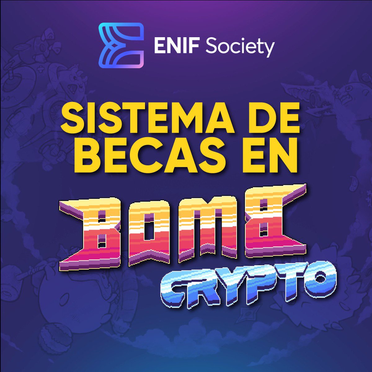 EnifSociety's tweet photo. Paso a paso ganándose un lugar entre los nft games 🚀

¿Qué te parece está actualización para BombCrypto? 💣

#bombcrypto #playtoearn #blockchains #Binance #bitcoin https://t.co/p1A0YlXV4o