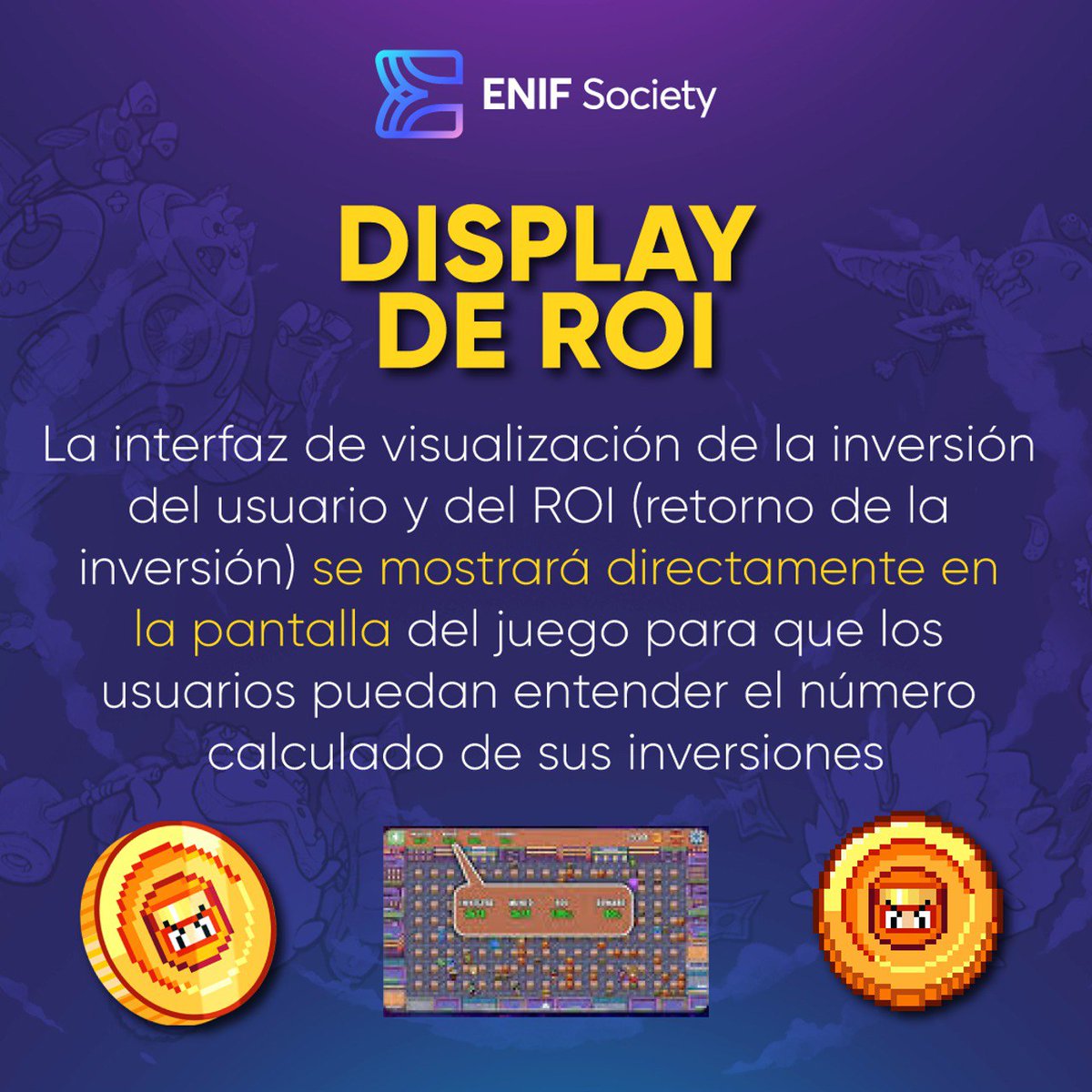 EnifSociety's tweet photo. Paso a paso ganándose un lugar entre los nft games 🚀

¿Qué te parece está actualización para BombCrypto? 💣

#bombcrypto #playtoearn #blockchains #Binance #bitcoin https://t.co/p1A0YlXV4o