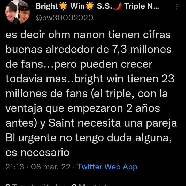 Abro hilo de lo que Saint ha logrando fuera del BL (sin cp)
-Serie con True cj (adaptación de una serie Coreana) 
-Serie para Netflix 
-Contrato con True5G 
-Contrato con Channel 3
-MC de T-POP Stage 
-CEO
-Co-productor 
-Espacio en Joox Room
#Saint_sup #MingEr