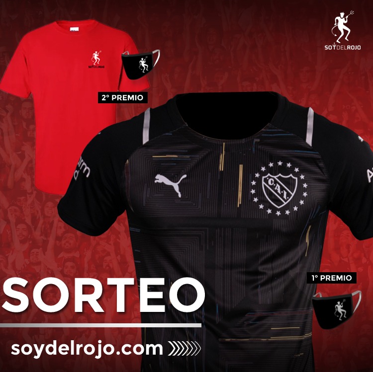 🔥 ¡Nuevo sorteo de Soy del Rojo! 🔥

1° Remera de arquero CAI + barbijo de SDR
2° Remera SDR + barbijo SDR

✅ Para participar y ganar
 - Seguí a @SoyDelRojoCom
- Mencioná a 2 amigos
- Con un RT tenés doble chance

🗓 Sorteamos 1/4. NO hacemos envíos 

SoyDelRojo.com 👹