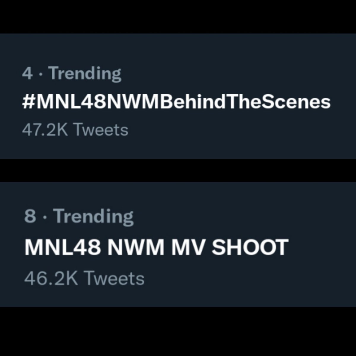 dvo48_'s tweet photo. Sana po maganda gising niyo dahil trending pa din tayo ngayong umaga

No Way Man MV Shoot
MNL48 NWM MV SHOOT
#MNL48NWMBehindTheScenes
@mnl48official https://t.co/4dqdugoWEN