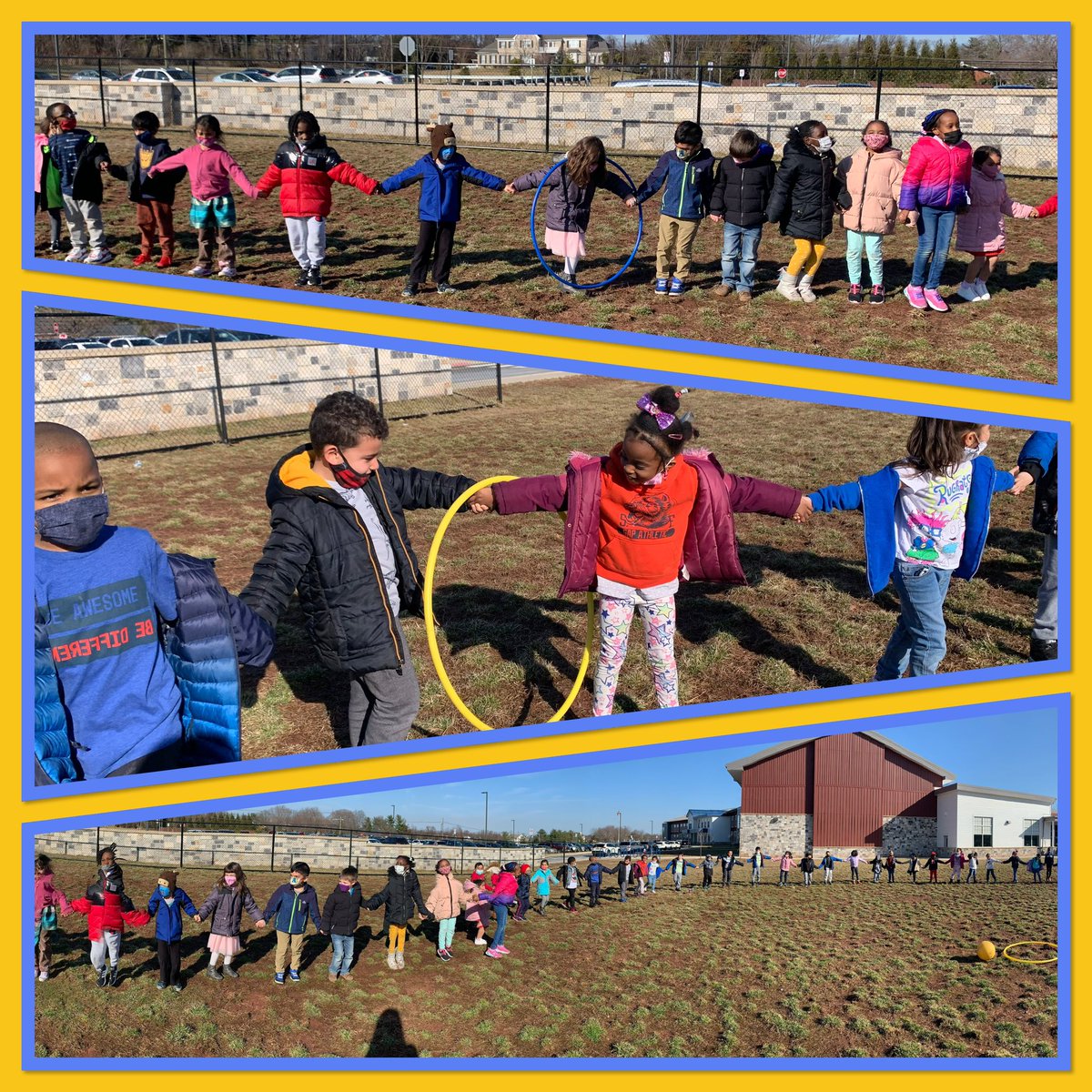 Nicole Sury Bevere (@ces_ftpschools) on Twitter photo CES kindergarten students celebrated World SEL Day today by working together to form a human chain & figured out how to pass the hula hoop through! Social awareness, problem solving & decision making at its best <a href="/FTPSchools/">FTPSchools</a> @RomeroVP_FTPS @Maharajh_FTPS CES kindergarten students celebrated World SEL Day today by working together to form a human chain & figured out how to pass the hula hoop through! Social awareness, problem solving & decision making at its best <a href="/FTPSchools/">FTPSchools</a> @RomeroVP_FTPS @Maharajh_FTPS