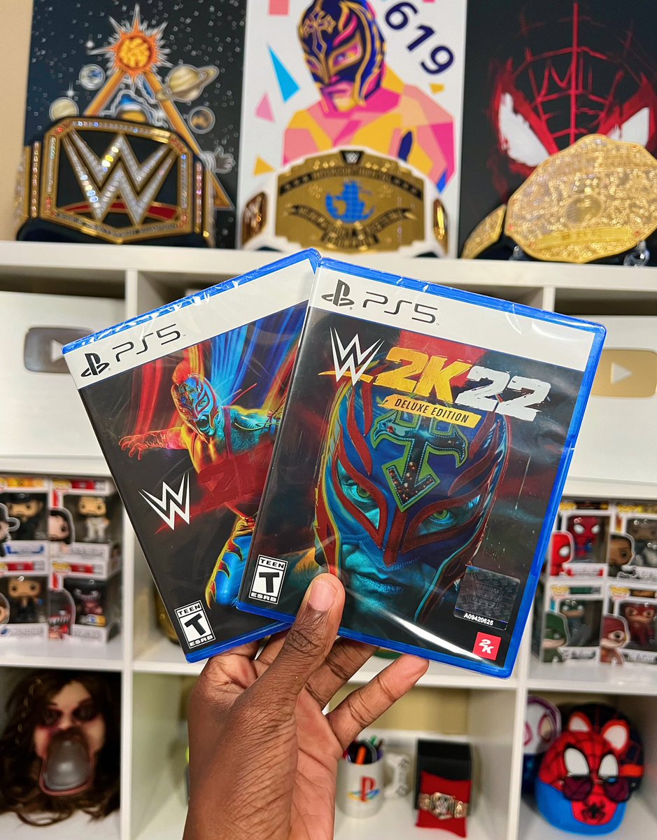 itsbrandonde's tweet photo. I’m giving away x2 PS5 copies of #WWE2K22! 

Like &amp; retweet this post to enter the giveaway! https://t.co/Ec9oFdz6nu