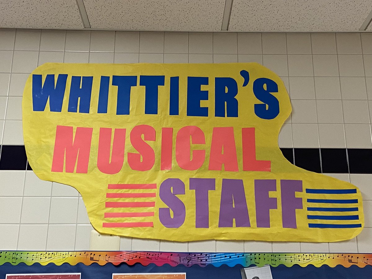 LSmusicEd's tweet photo. Whittier staff is helping us celebrate Music In Our Schools Month! #MIOSM #MIOSM22 #WeAreVPA #NAFME @fcpsOhEithir #WhESHeroes https://t.co/XrMxEyy9zo