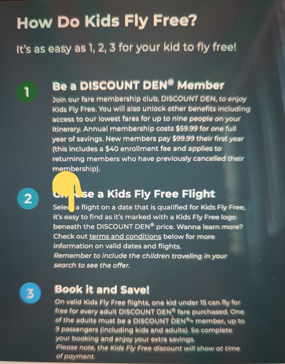 misomasala's tweet photo. @FlyFrontier why is it so hard to find which dates are kidsflyfree dates on your website? Do I have to be a discount den member first? I want to see if it's worth it, and if you only have one date where kids fly free then that's not helpful. 

Also, no it's not easy to find https://t.co/TLEhb563qL