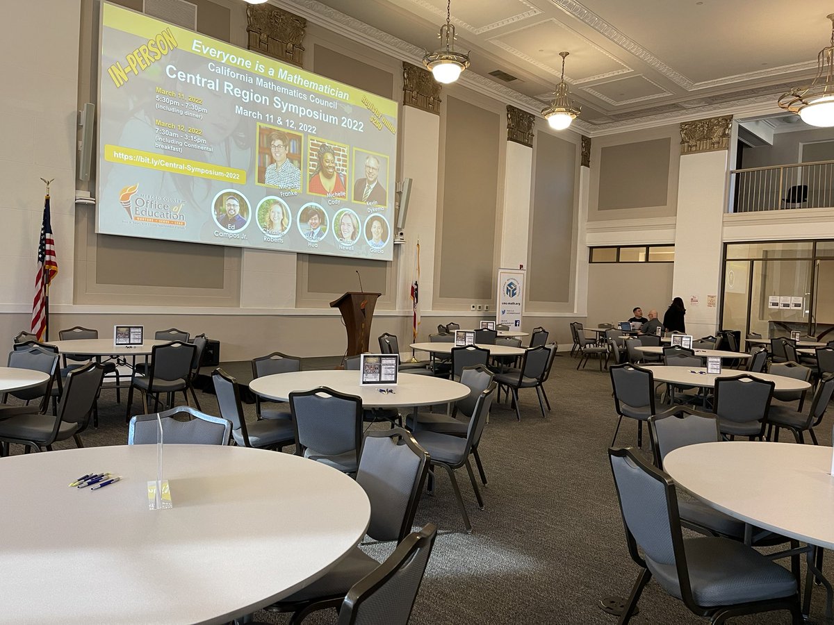 duanehabecker's tweet photo. The 2022 CMC Central Symposium is ready for the fun to get started!
@CAMathCouncil  #cmcmath #cmccentral https://t.co/D7yhEX6qw5