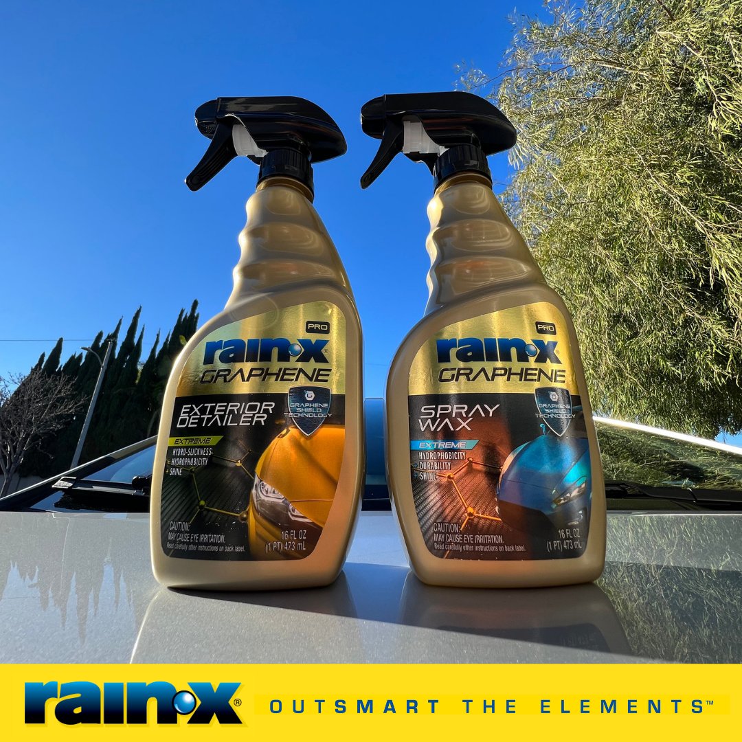 Official RainX on Twitter "NEW for 2022! RainX Pro Graphene Exterior