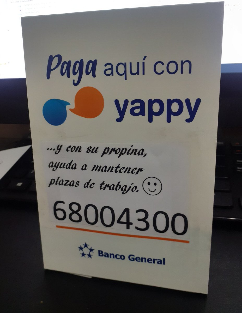 julitopty's tweet photo. Mi madre tiene un pequeño restaurante y ha mantenido a sus colaboradores a pesar de la #pandemia , estoy ayundando con sus medios de #pagosdigitales #TransformacionDigital , ayuda al #Emprendedor @bancogeneral #yaapy https://t.co/wjFzVqECW9