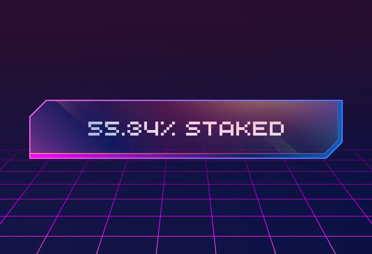 55% staked in 5 days - we keep building⚡️