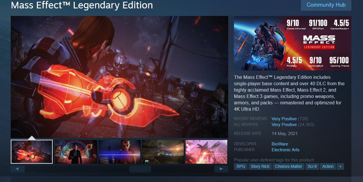 DeadeGuard98's tweet image. #Giveaways #3 of 2022; an #Origin key for "Mass Effect: Legendary Edition" by #gamedev @bioware

(+4 other keys)

To join:
1) Like &amp;amp; RT the post
2) Name a franchise you've heard many, MANY good things about. But still won't play XD

Ends in 12 hours~
store.steampowered.com/app/1328670/Ma…