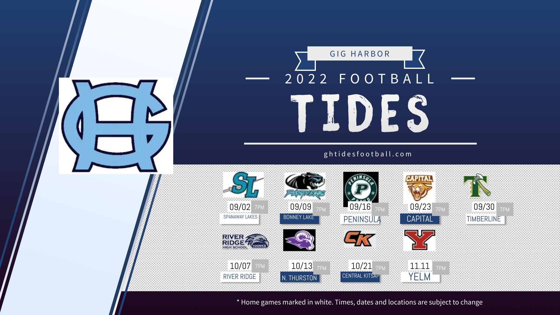 TidesFootball on Twitter "2022 Tides Football Schedule rolltide 
