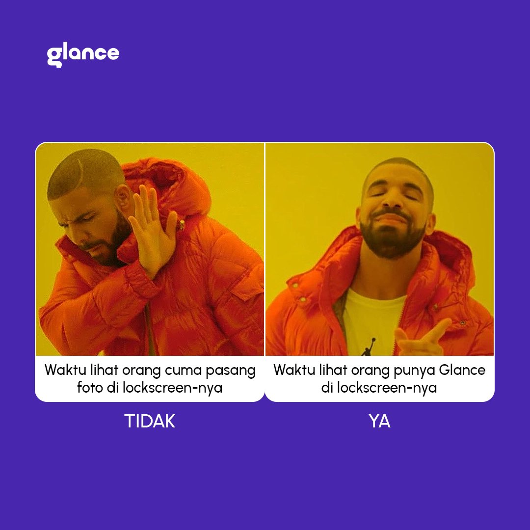 glancescreenid's tweet photo. Hari gini masih pasang foto sendiri di Lockscreen Hp? ๐
aktifin Glance dong biar gak ketinggalan update yang #SelaluHappening ๐คณ
#GlanceIndonesia
#GlanceLockscreen https://t.co/AQs0ILB8Fd