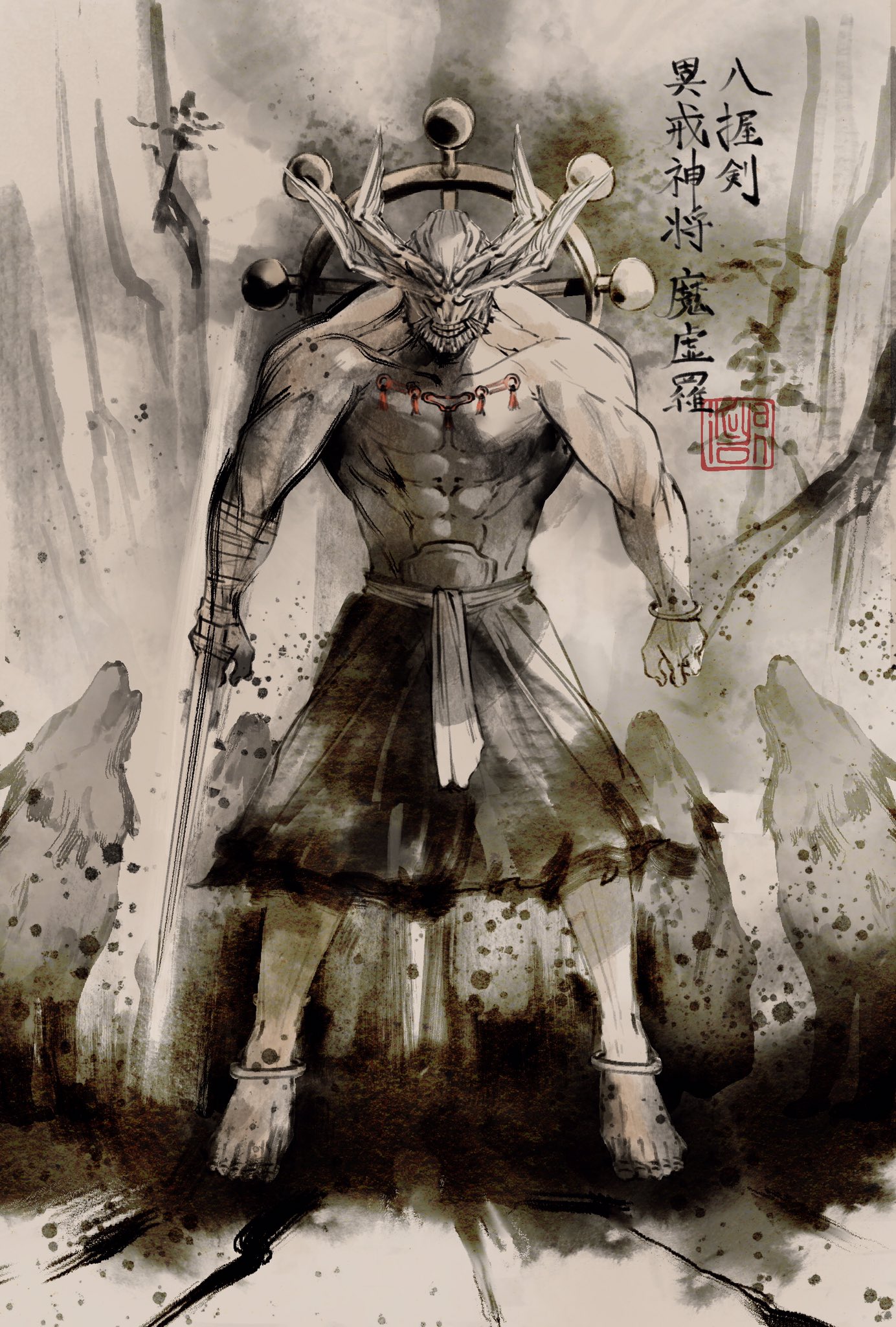 呪術廻戦 八握剣異界神将摩虎羅フィギュア 🌀呪術廻戦🌀 一番くじ 呪術廻戦 渋谷事変 ～参～ ラストワン賞