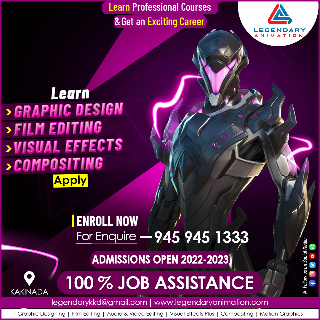 Legendarykkd's tweet photo. #Admissionsopen2022_2023

Learn Professional Courses

And Get an Exciting Career.

After 10th and 12th

Career Option

#Animation and #Visual #Effects

And Start Creating Like a Pro !

#VISUALIZE #YOUR #IMAGINATION.

PHONE:
+91 945 945 1333
+91 9179 836 836 https://t.co/dYV6DE3uXk