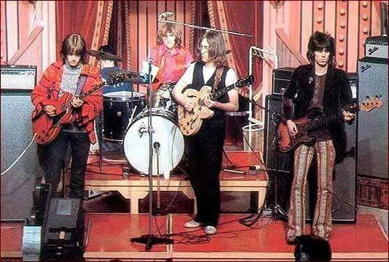 crockpics's tweet photo. The Dirty Mac, Eric Clapton, John Lennon, Keith Richards, and Mitch Mitchell, 1968. https://t.co/IrRS4rn7Jz