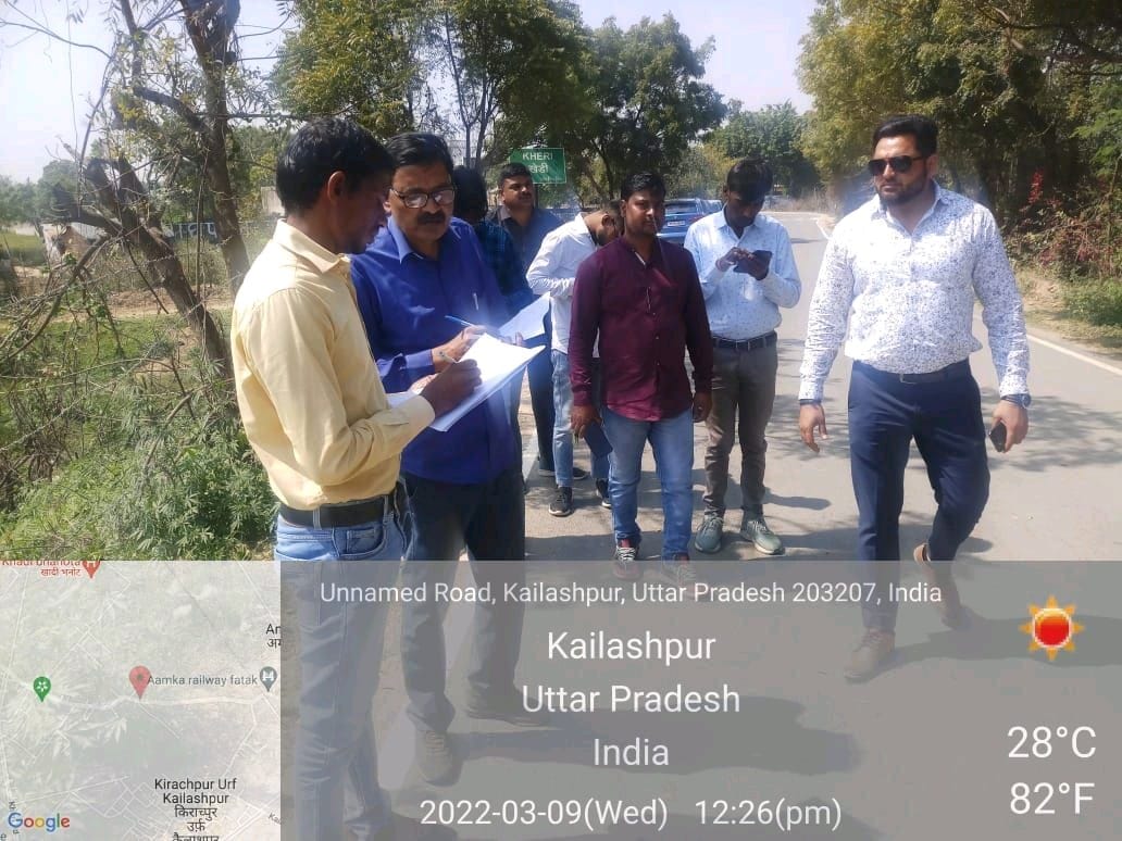 TilaConsultants's tweet photo. Project team of @OfficialGNIDA being assisted by Team @TilaConsultants for possession of land in Villages- Bhanauta, Kailashpur and Kheri (#UttarPradesh ) https://t.co/HJfOdItrhQ