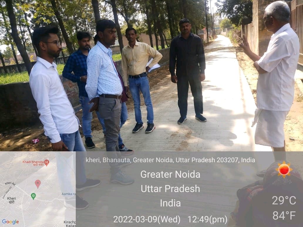 TilaConsultants's tweet photo. Project team of @OfficialGNIDA being assisted by Team @TilaConsultants for possession of land in Villages- Bhanauta, Kailashpur and Kheri (#UttarPradesh ) https://t.co/HJfOdItrhQ