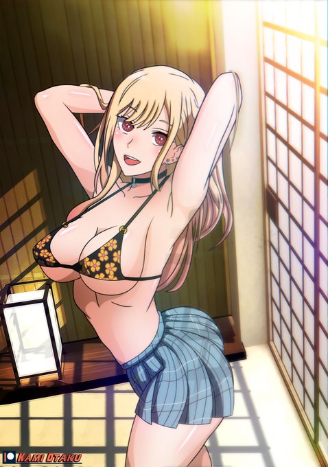 2 pic. Marin Kitagawa | Sono Bisque Doll wa Koi wo suru
Version Uncensored NSFW : https://t.co/KBrOGd24Mw

#NSFW