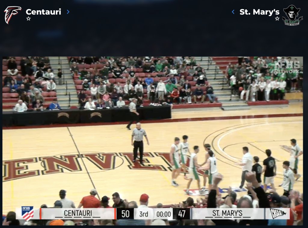 SMHSColorado's tweet photo. Centauri leads by 3 at the end of the third quarter. Let's go, Pirates! #GoSMHSPirates #SMPiratesBoysBBall #SMHSPiratePride https://t.co/1Q7PipCnXA