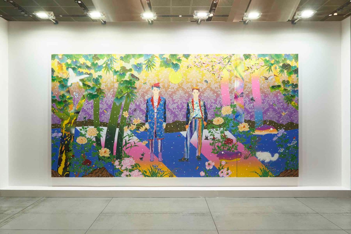 ◤アートフェア東京2022に出展中◢

ゆずとのコラボレーションによって制作された現代美術家・松山智一氏の新作「People With People」

3月23日(水)発売のNEW ALBUM『PEOPLE』のアートワークとなっています。

#松山智一 #tomokazumatsuyama #artfairtokyo2022 #PEOPLE_YUZU #PeopleWithPeople