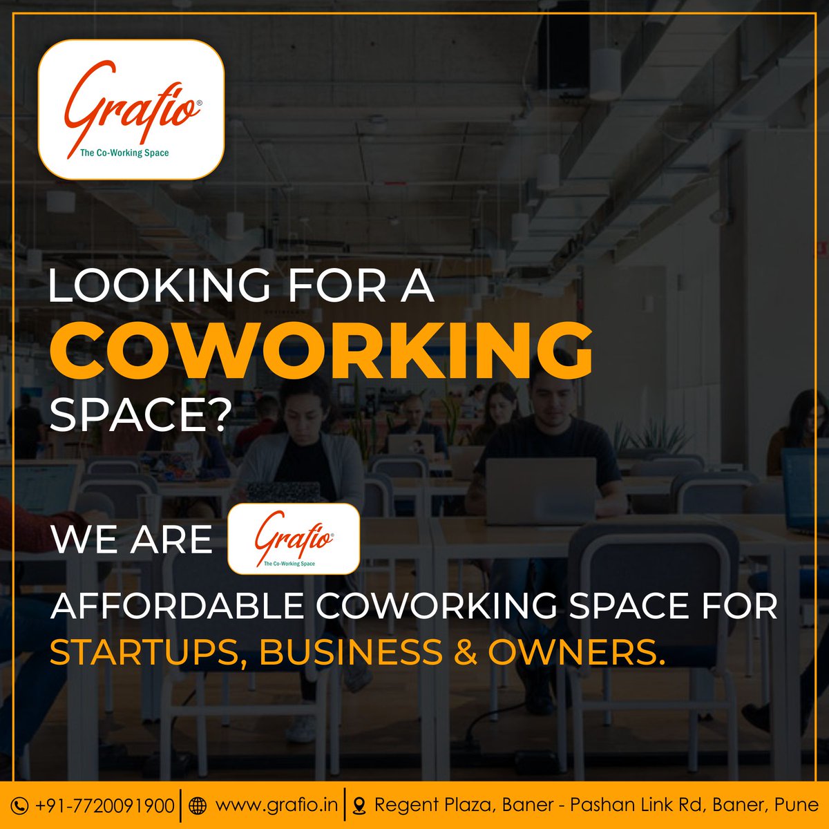 Grafio5's tweet photo. 🌟We're Providing Our Best Services Only for you PUNE.

Best Co-working Space are Available.💯

👉For More Details,
Contact- 7720091900
🌐Visit Our Website- 
https://t.co/Or4f0JW4kK

#grafiocoworkingspace #business #workspace #startup #cowork #virtualoffice #TwitterSpaces https://t.co/nioFUiepNk