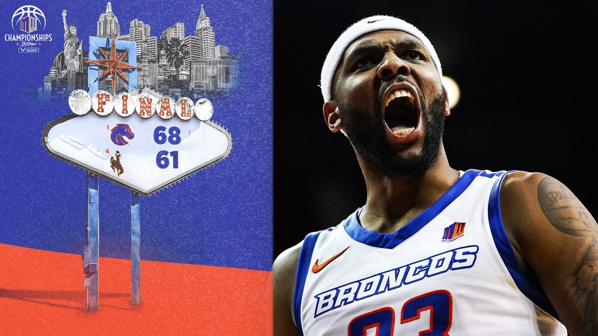 BroncoSportsMBB's tweet photo. Found a way and your Broncos are 𝘾𝙃𝘼𝙈𝙋𝙄𝙊𝙉𝙎𝙃𝙄𝙋 𝘽𝙊𝙐𝙉𝘿!!

#BleedBlue | #WhatsNext https://t.co/NsFqJwXt4U